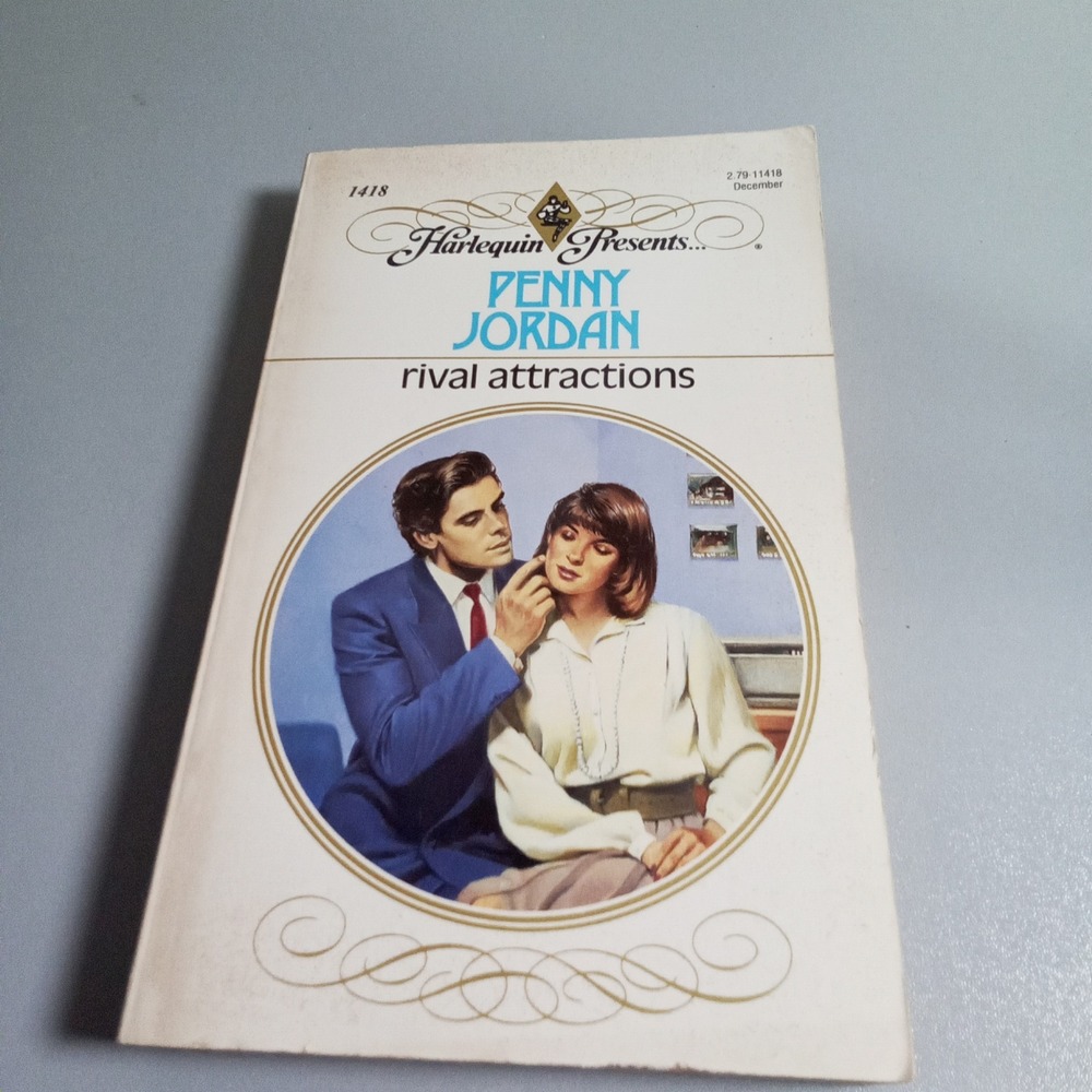 Penny Jordan Rival Attractions Harlequin Presents 1418 Vintage Romance Paperback